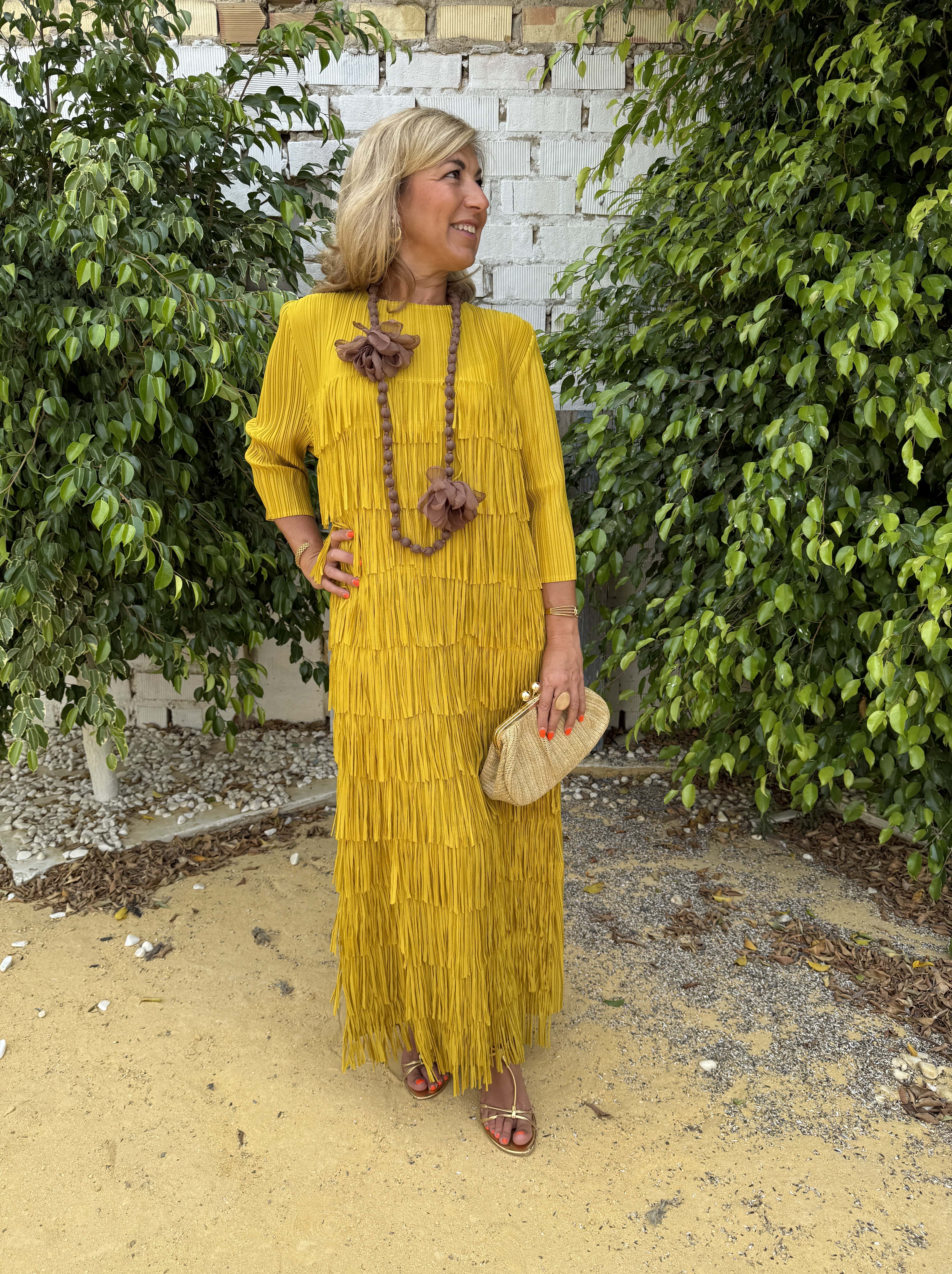 Vestido de Flecos Toscana